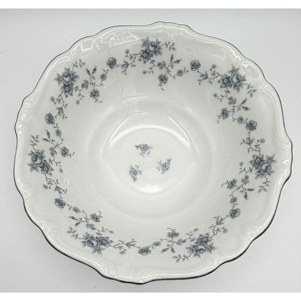 Johann Haviland Blue Garland Vegetable Serving Bowl 8 1/2